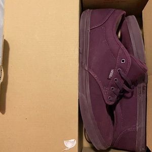 Burgundy vans